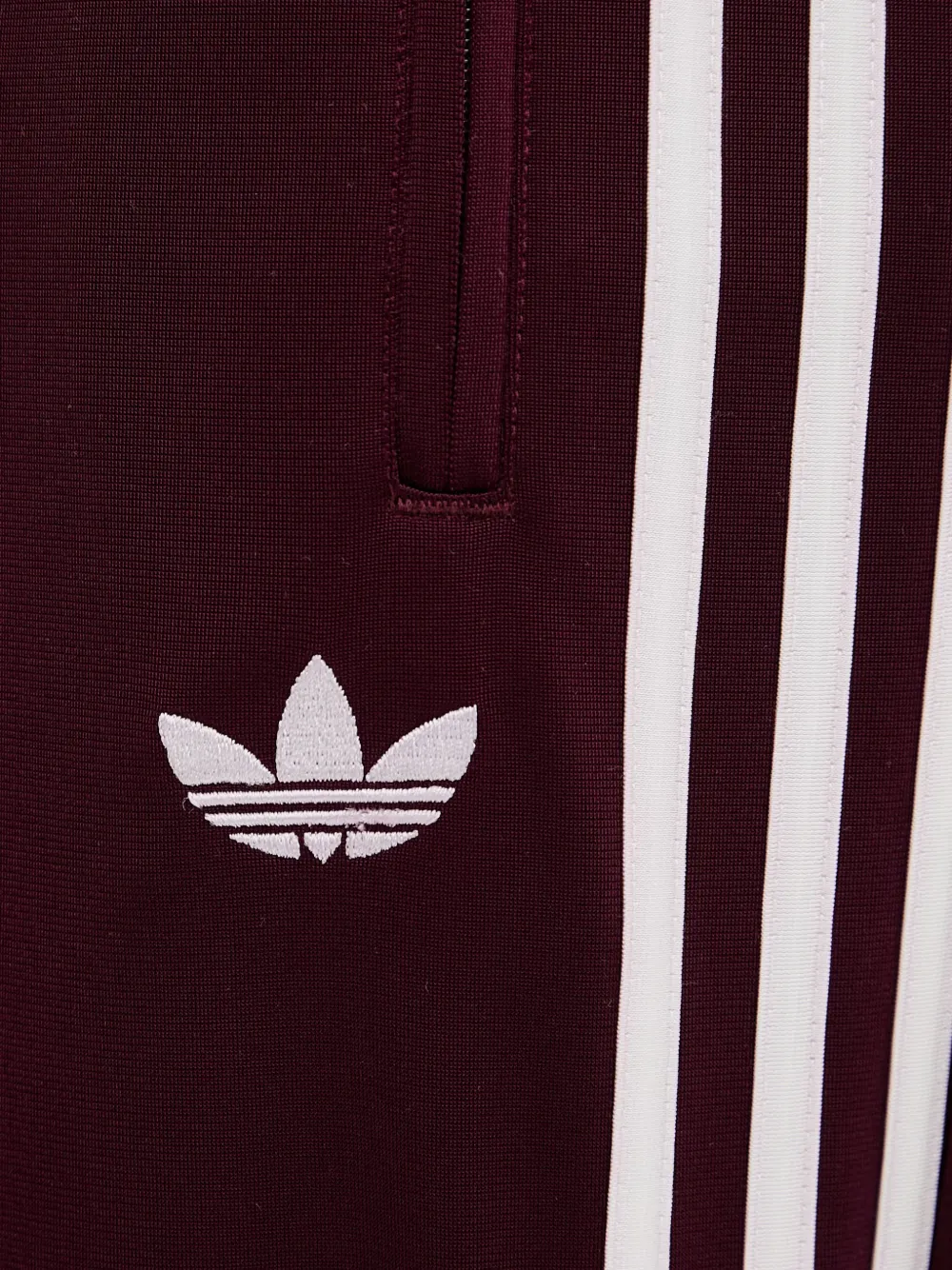 adidas Firebird logo-embroidered side-stripe track pants Rood
