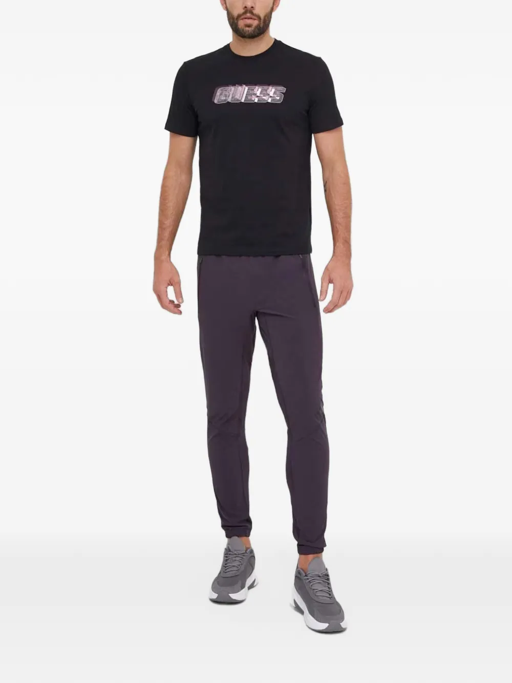 adidas Trainingsbroek met logoprint Paars