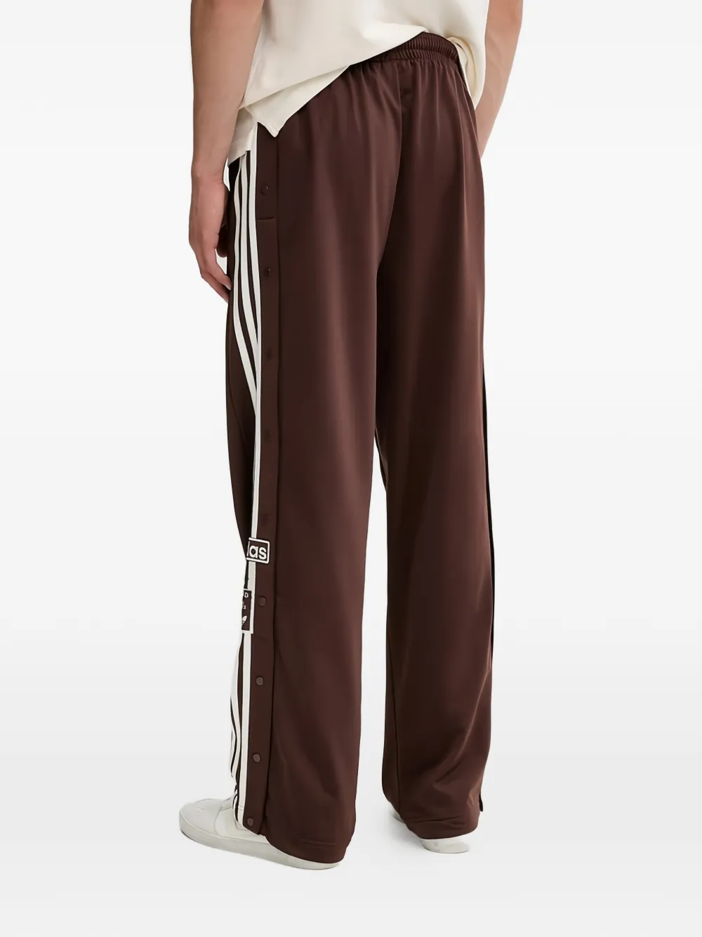 adidas Adibreak trainingsbroek met zijstreep en knoop Bruin