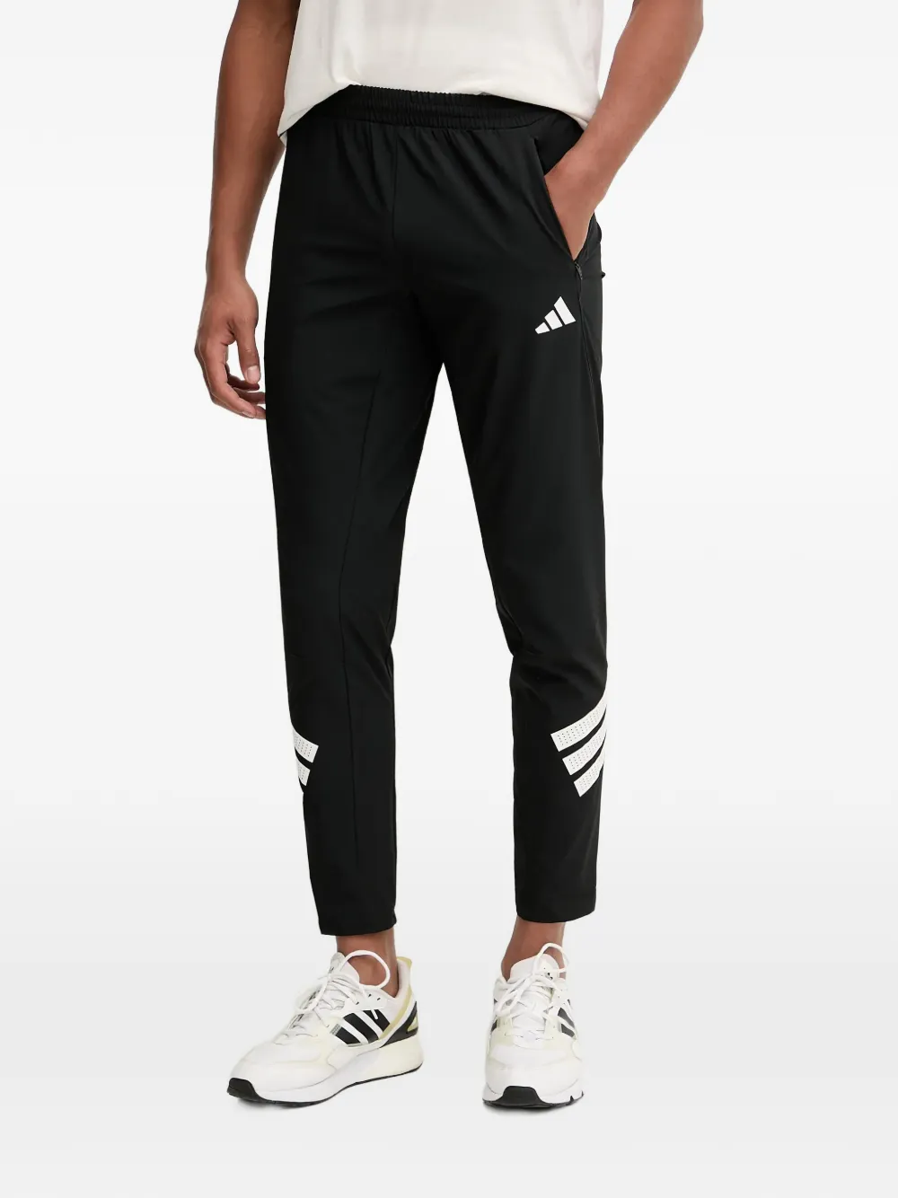 adidas logo-print track pants - Nero