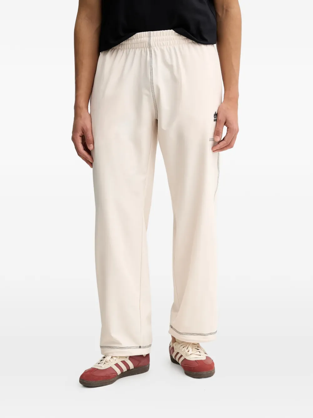 adidas logo-embroidered track pants - Toni neutri