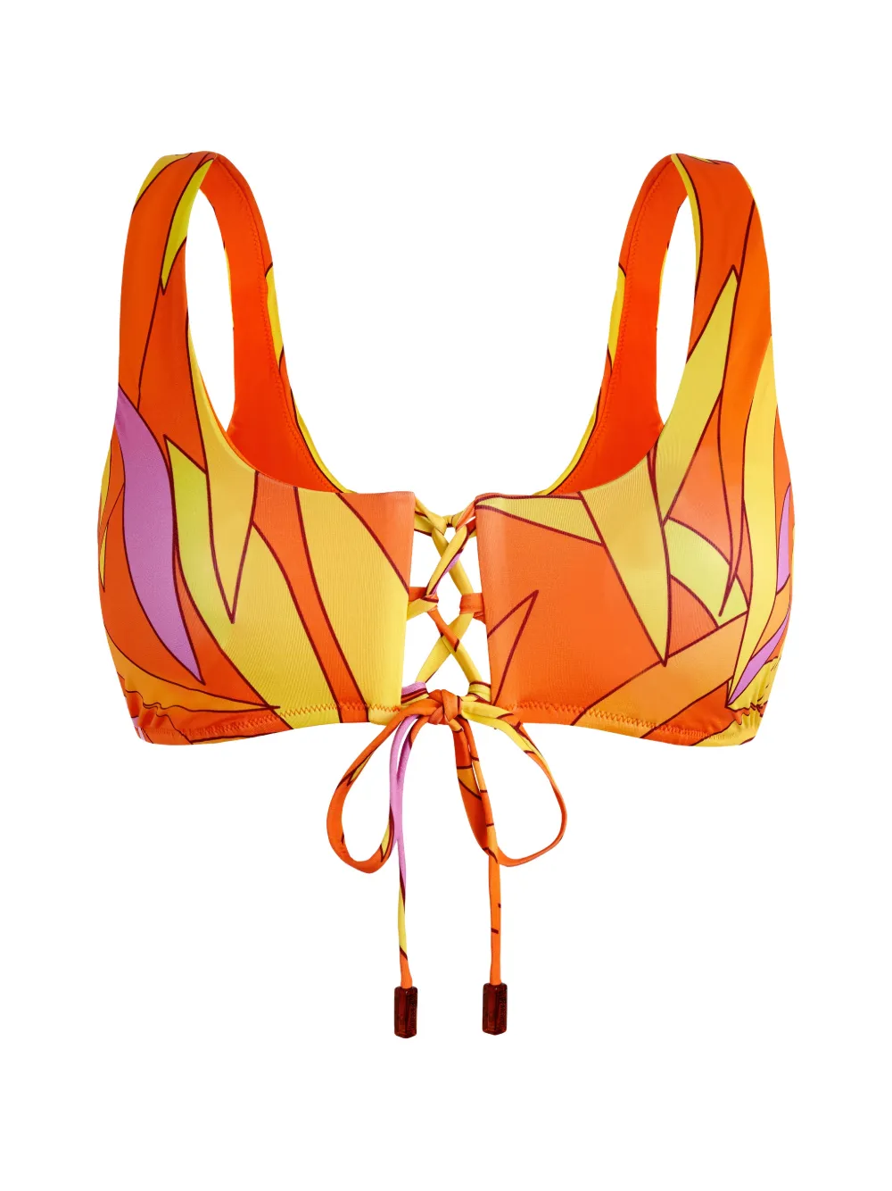 Vilebrequin Madrague bikini top - Arancione