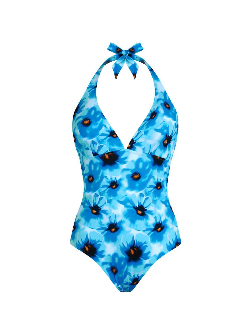 Vilebrequin halter-neck low-back swimsuit - Blu