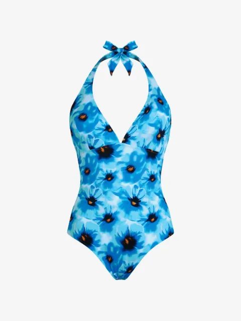 Vilebrequin halter-neck low-back swimsuit