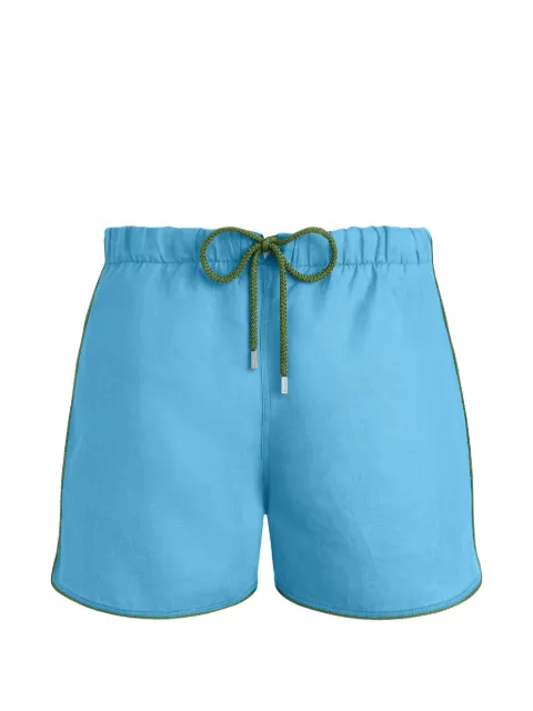 Vilebrequin drawstring linen swim shorts
