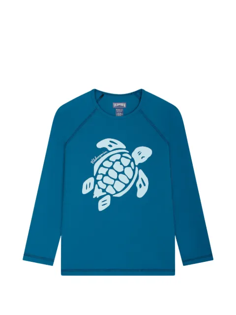 Vilebrequin Kids long-sleeve logo rashguard 
