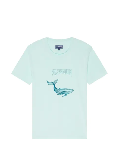 Vilebrequin round-neck whale-print T-shirt