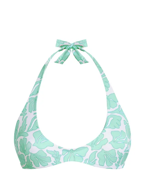 Vilebrequin leaf-print bikini top