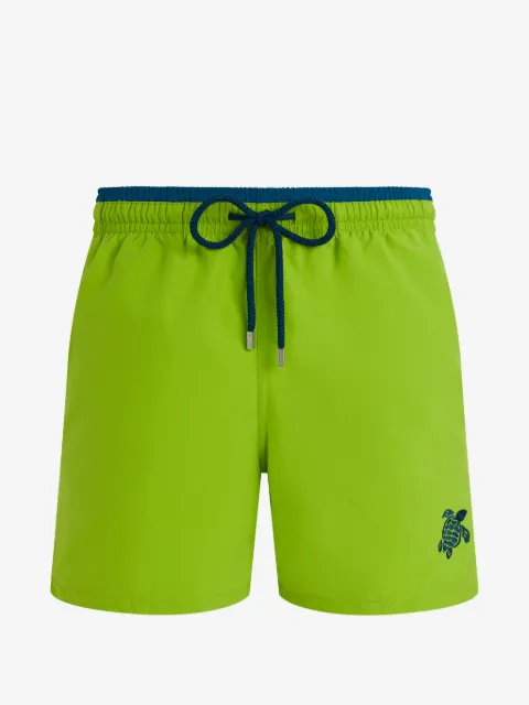 Vilebrequin drawstring embroidered-logo swim shorts