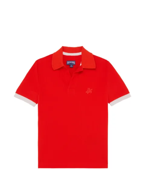 Vilebrequin Kids polo con logo bordado