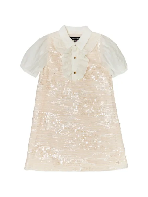BCBG KIDS sequin ruffle dress