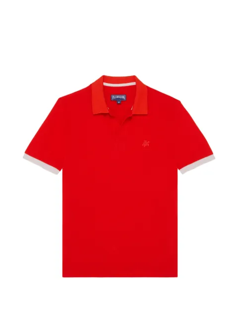 Vilebrequin polo à logo brodé