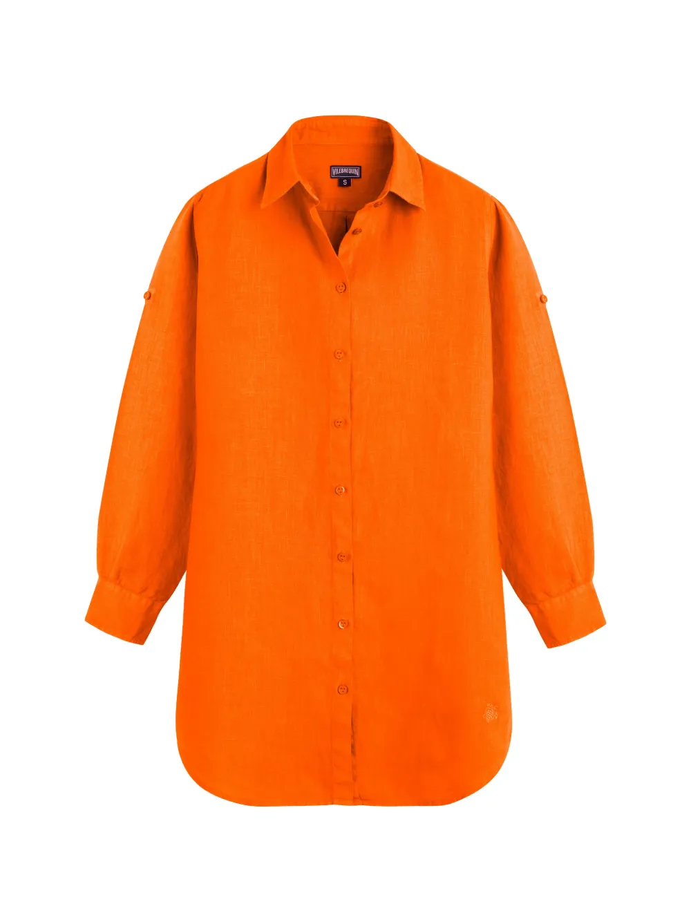 Vilebrequin long-sleeves mini dress - Arancione