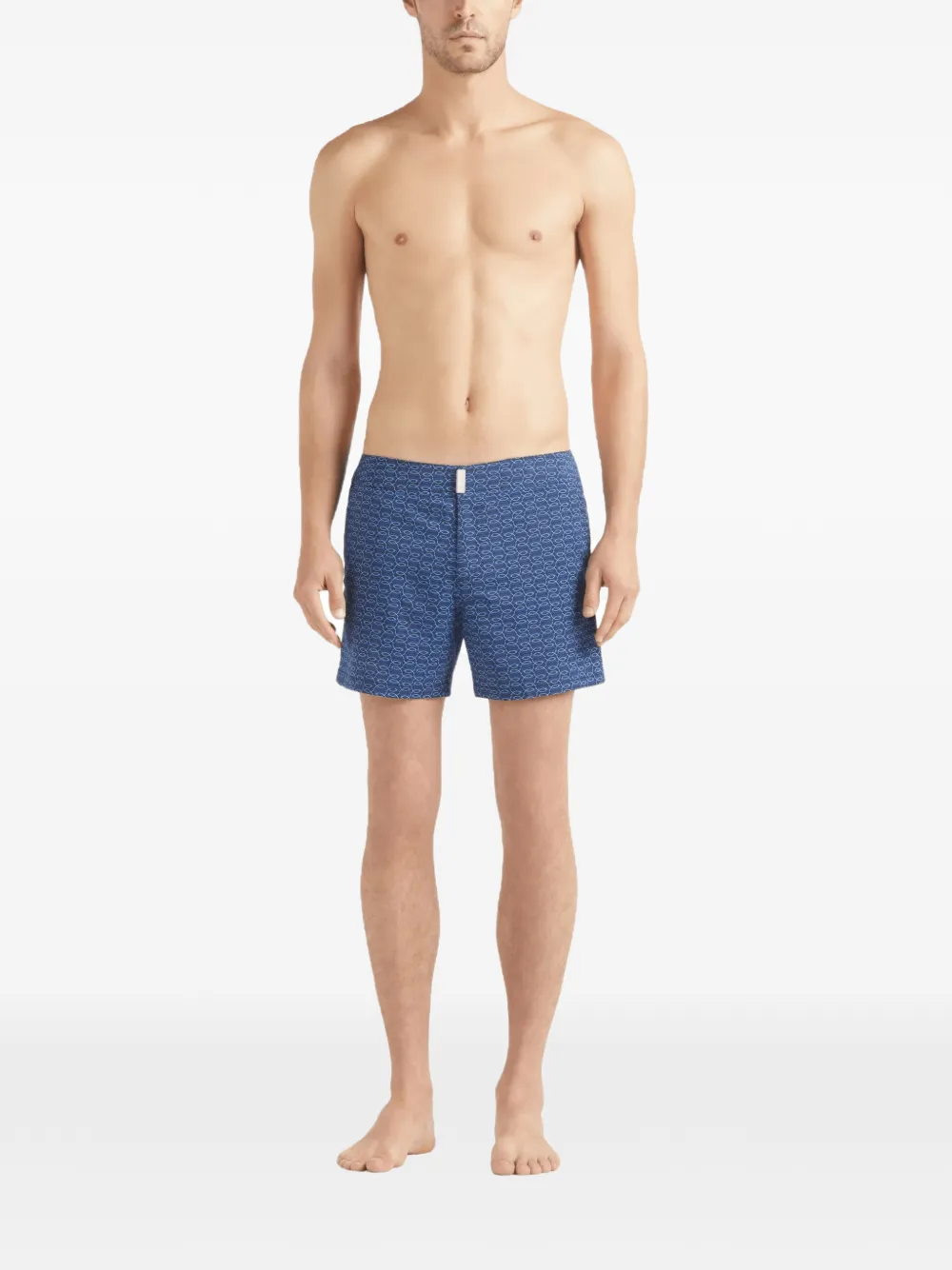  Vilebrequin Patterned Swim Trunks - Blue 
