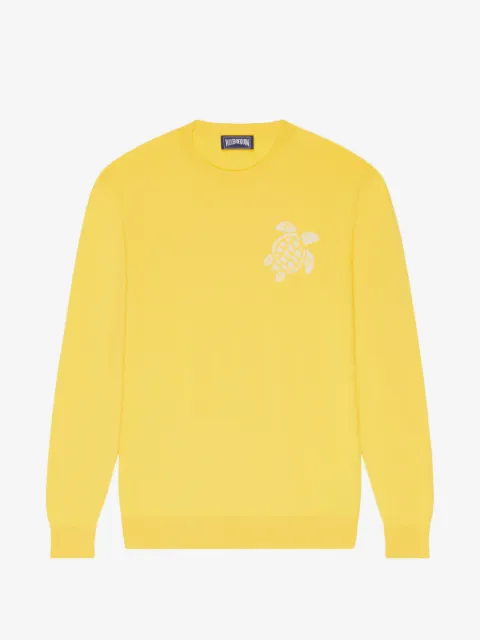 Vilebrequin jacquard turtle cotton sweater