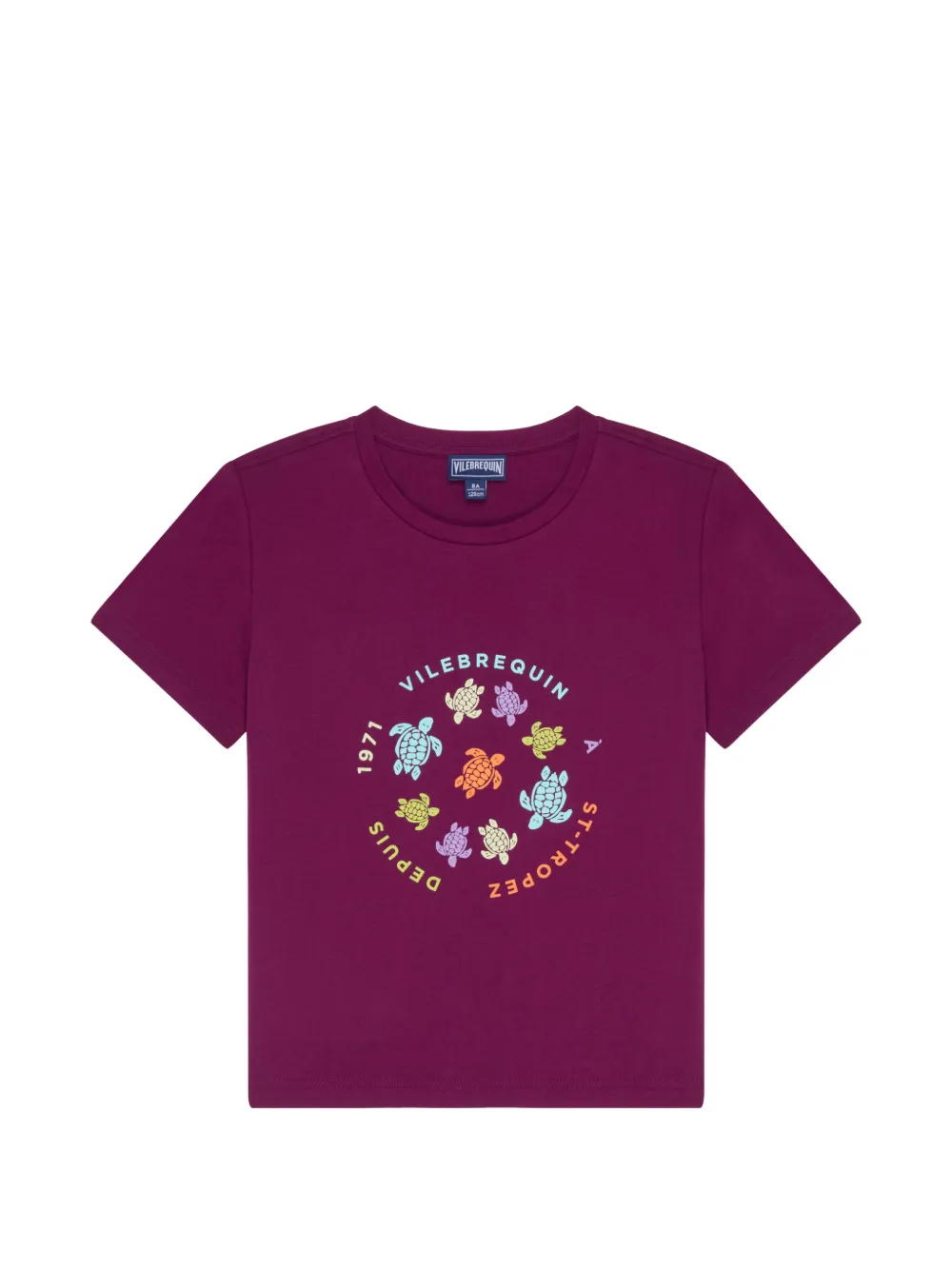 Vilebrequin Kids crew-neck printed T-shirt - Viola
