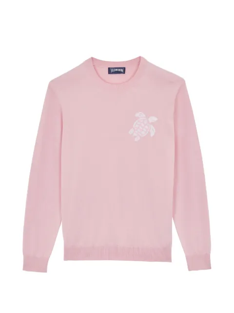 Vilebrequin jacquard turtle crew-neck sweater