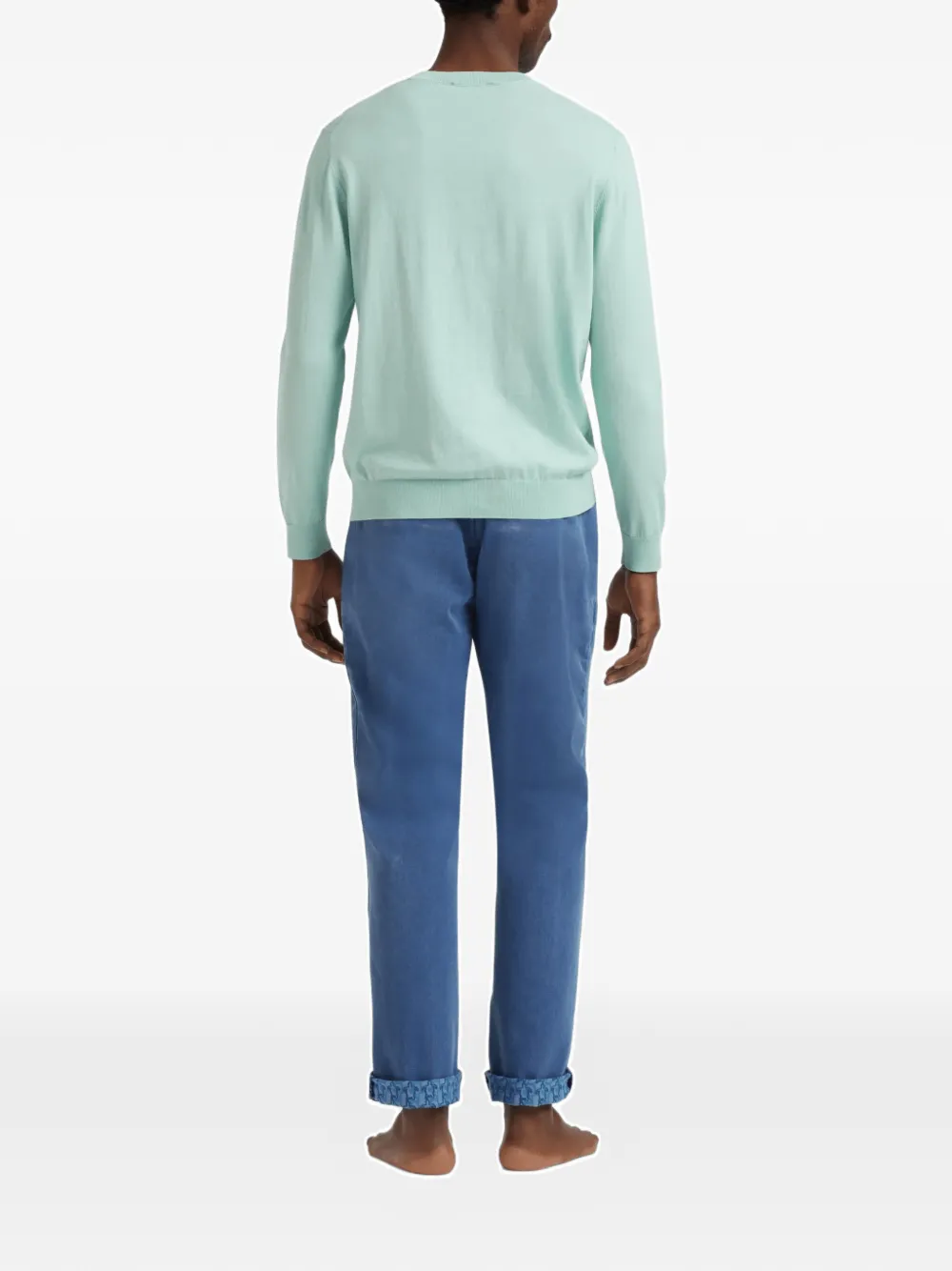Vilebrequin Coltrui met ronde hals Blauw