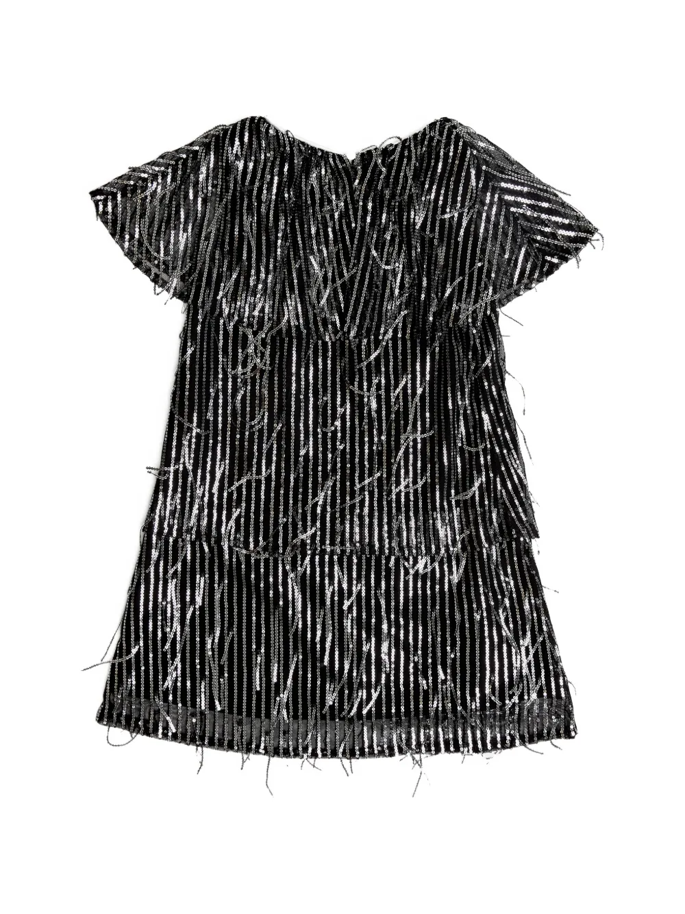  Bcbg Kids Sequin Tassel Dress - Black 