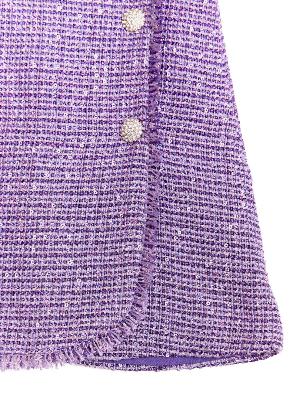  Bcbg Kids Embellished Fringe Dress - Purple 