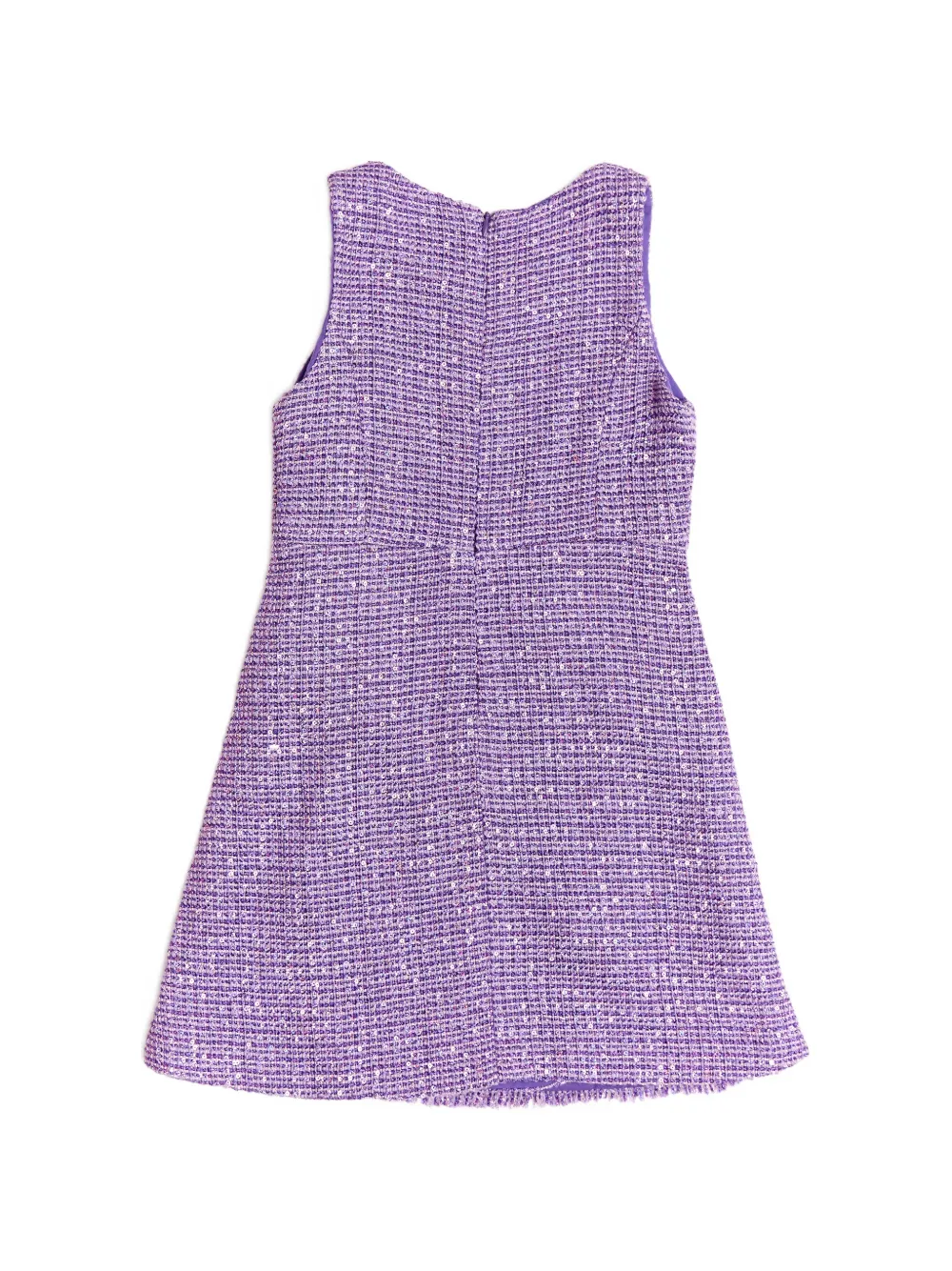  Bcbg Kids Embellished Fringe Dress - Purple 