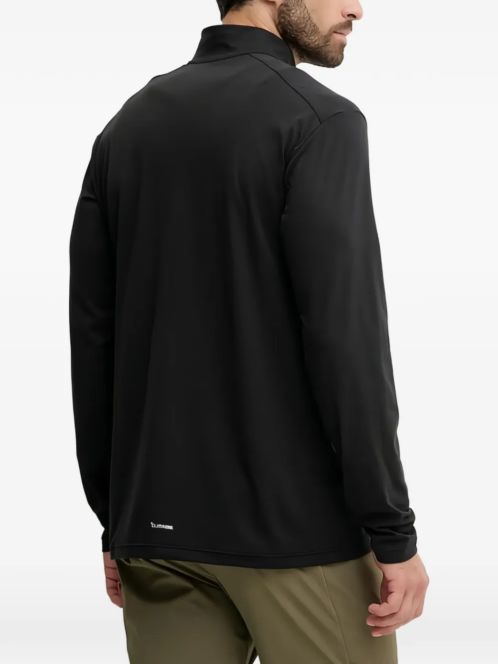adidas T-shirt met rits Zwart