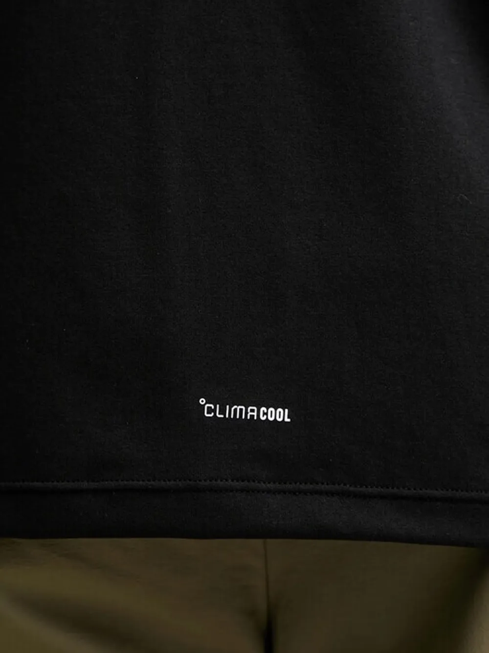 adidas T-shirt met rits Zwart