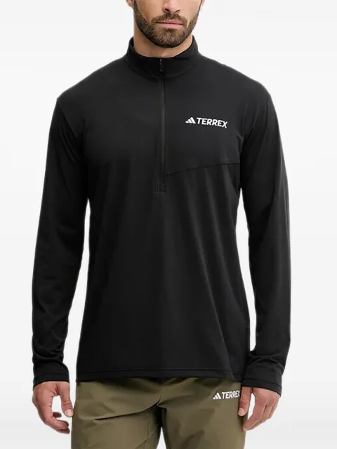 adidas quarter-zip T-shirt