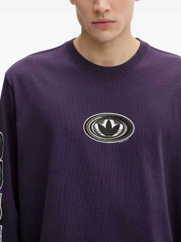 Adidas 90s Alternative Sport graphic-print T-shirt | Purple | FARFETCH