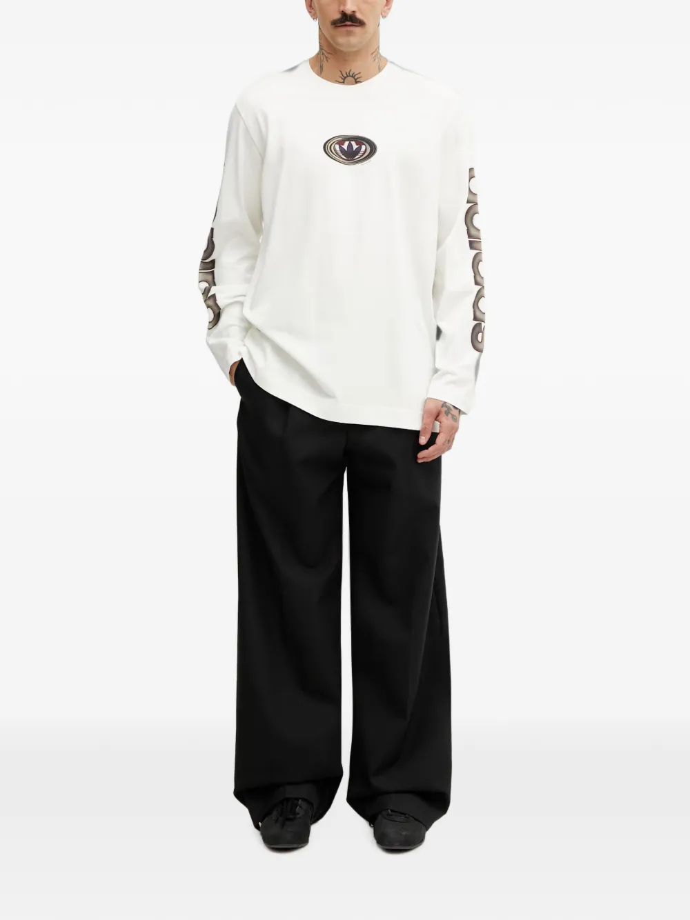 adidas Alternative Sport Archive long-sleeve logo-print T-shirt Wit