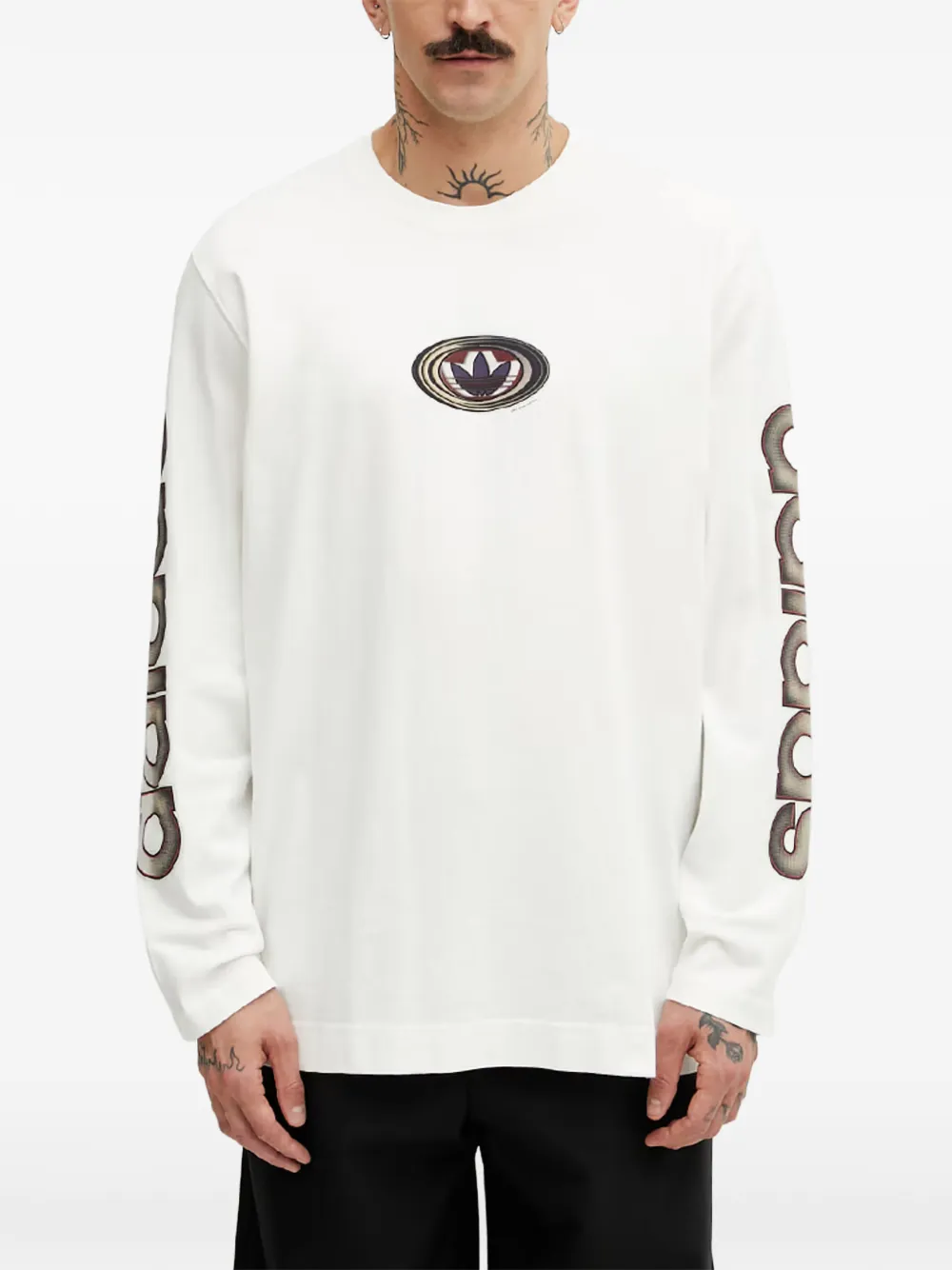 adidas Alternative Sport Archive long-sleeve logo-print T-shirt - Weiß