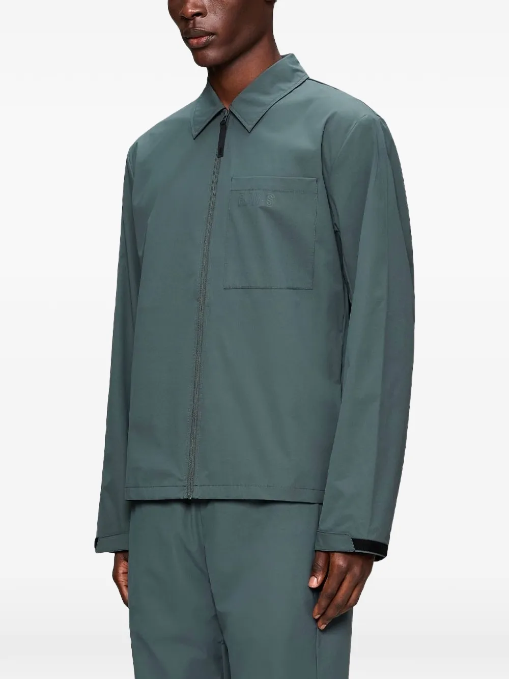  Rains Chemise à Fermeture Zippée - Vert 