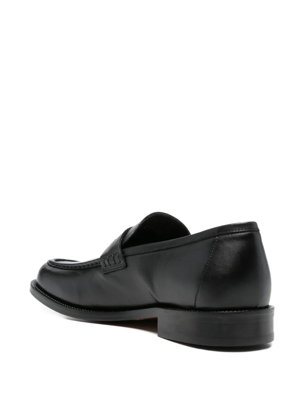 MORGILLO Mood loafers met penny bandje Zwart