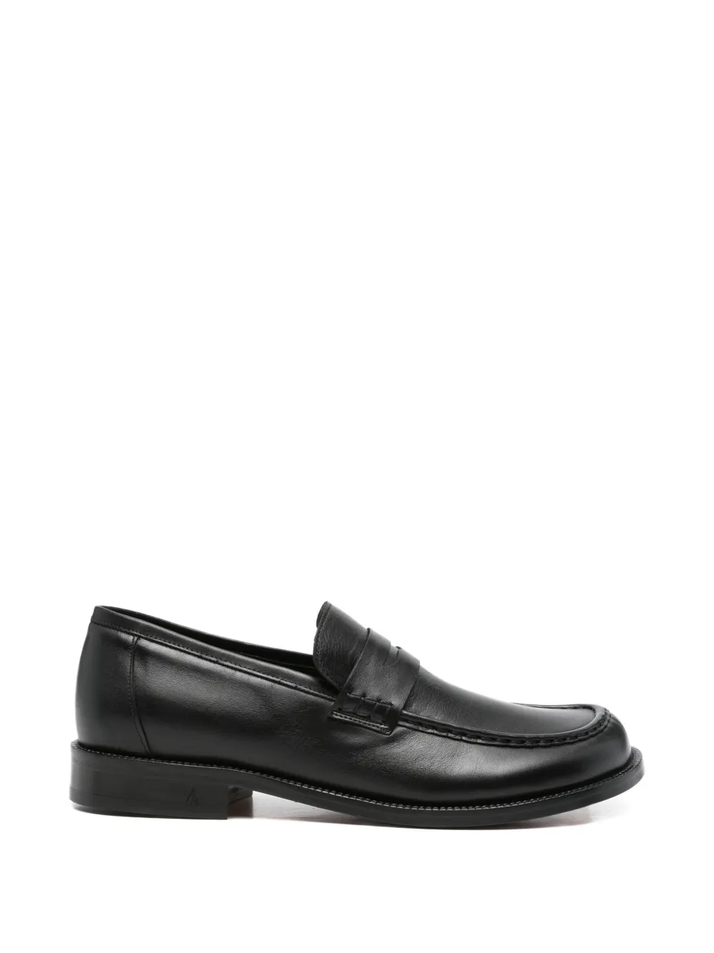 MORGILLO Mood penny-strap loafers - Schwarz