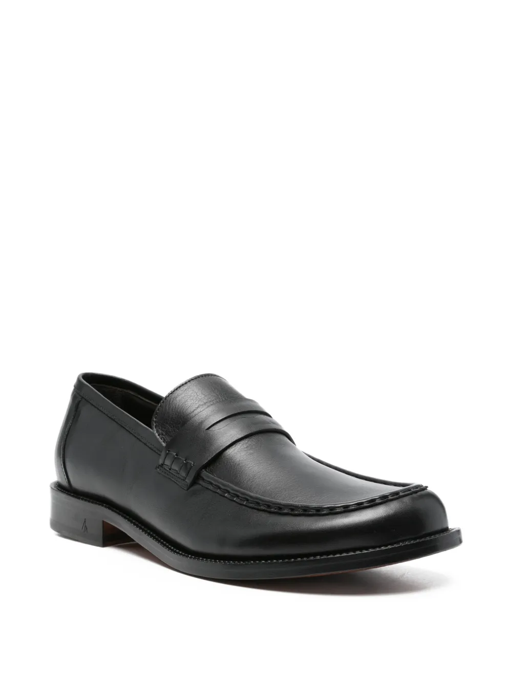 MORGILLO Mood loafers met penny bandje Zwart