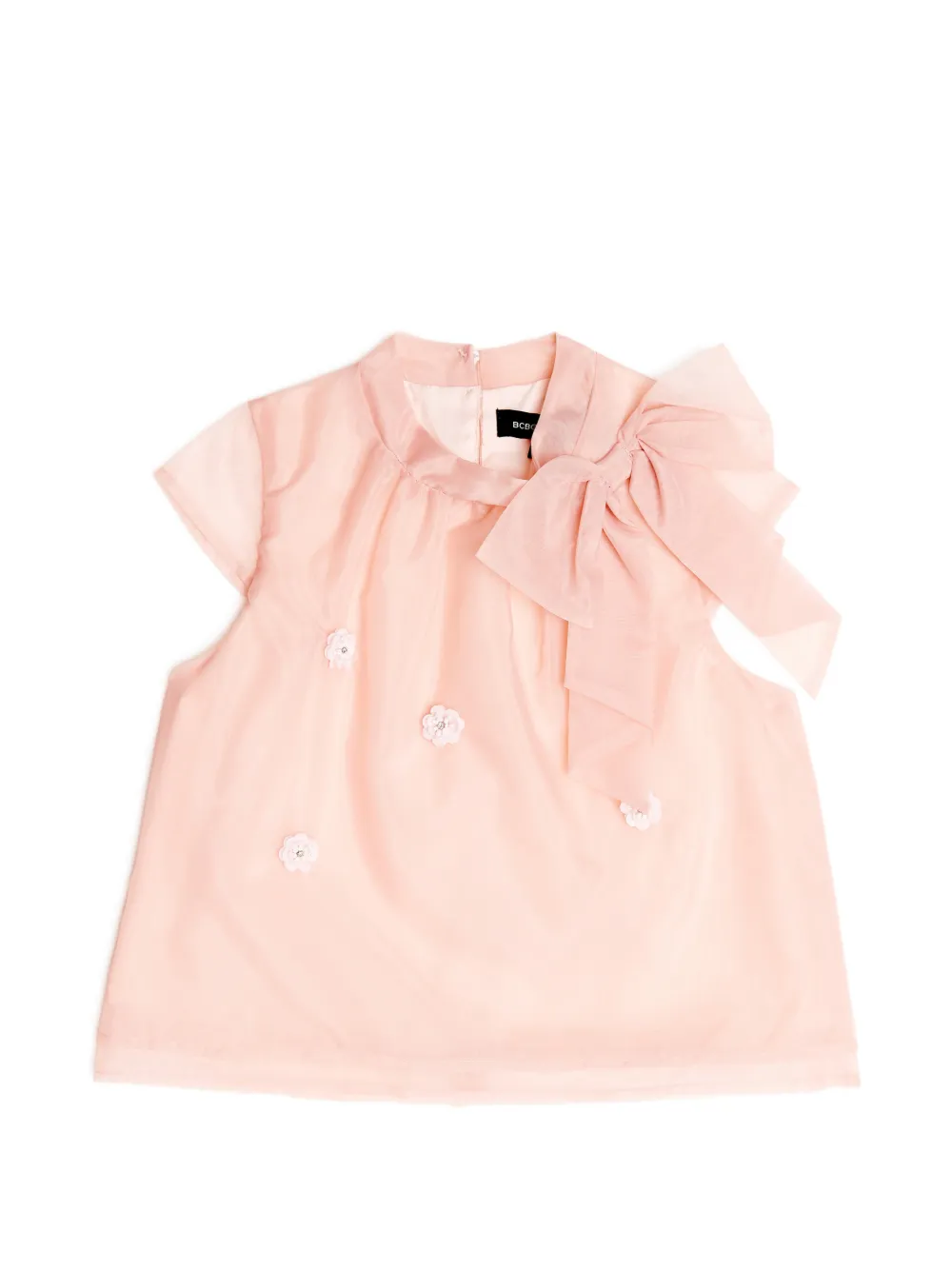 BCBG KIDS bow floral top - Rosa