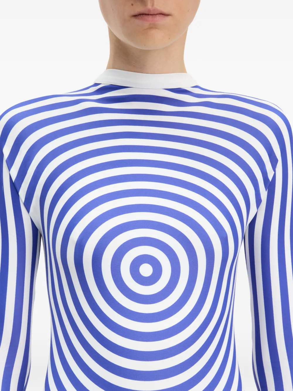 Jean Paul Gaultier The Blue Target maxi-jurk Blauw