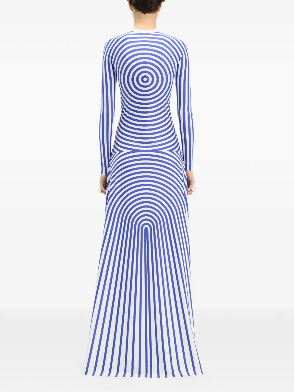 Jean Paul Gaultier The Blue Target maxi-jurk Blauw