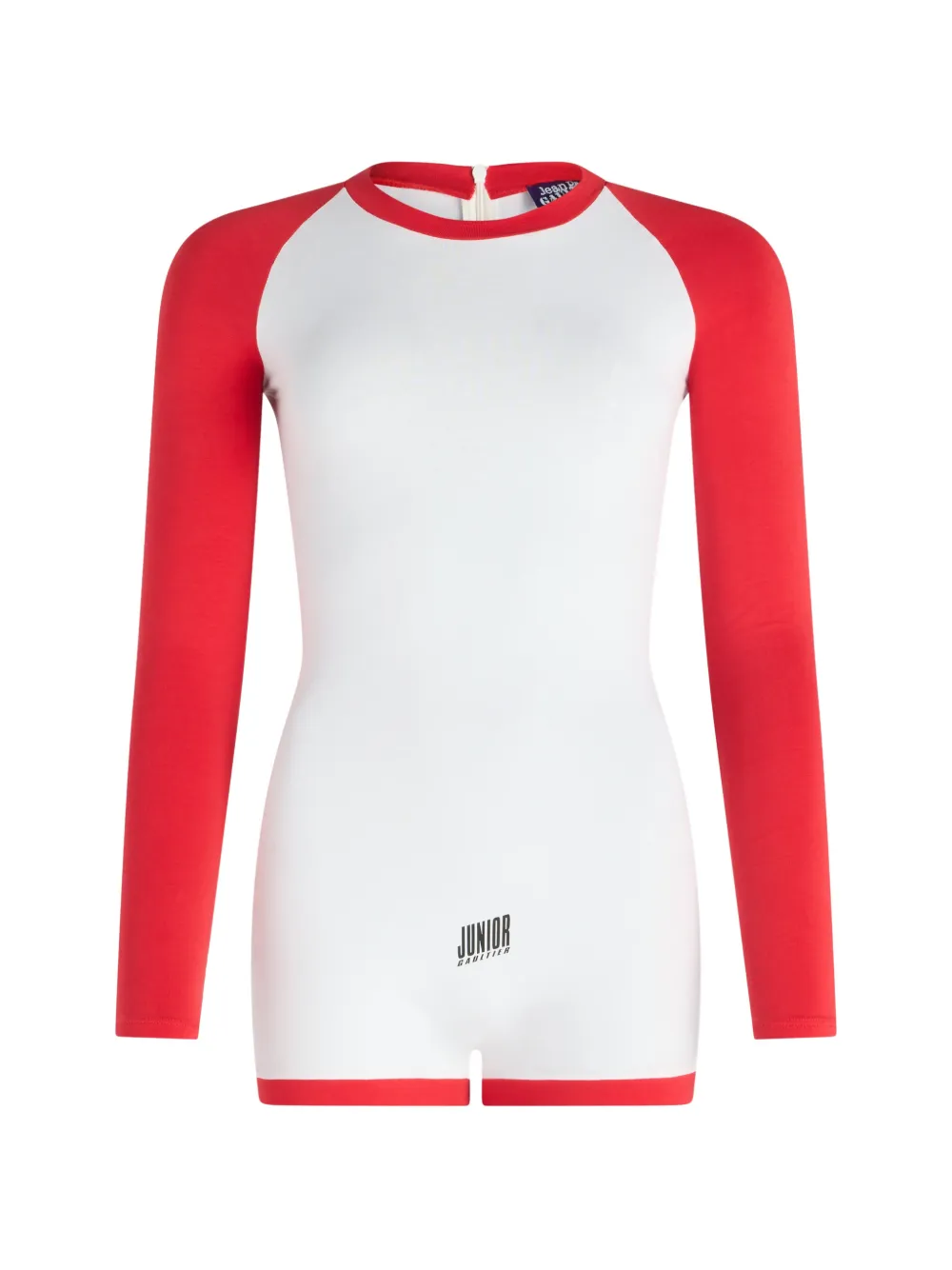 Jean Paul Gaultier Tuta corta Junior Gaultier a maniche lunghe - Bianco