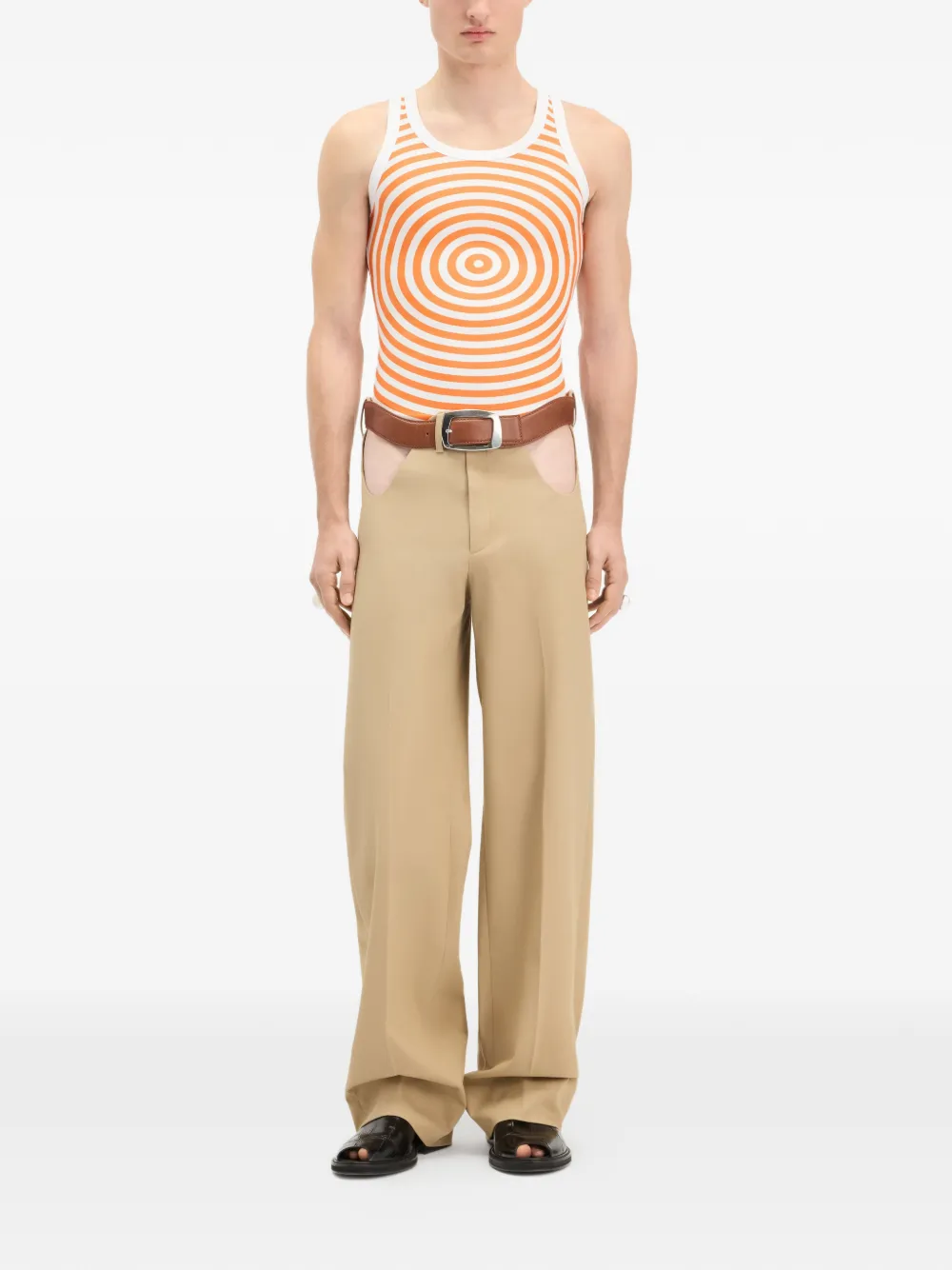Jean Paul Gaultier The Orange Target tanktop Oranje