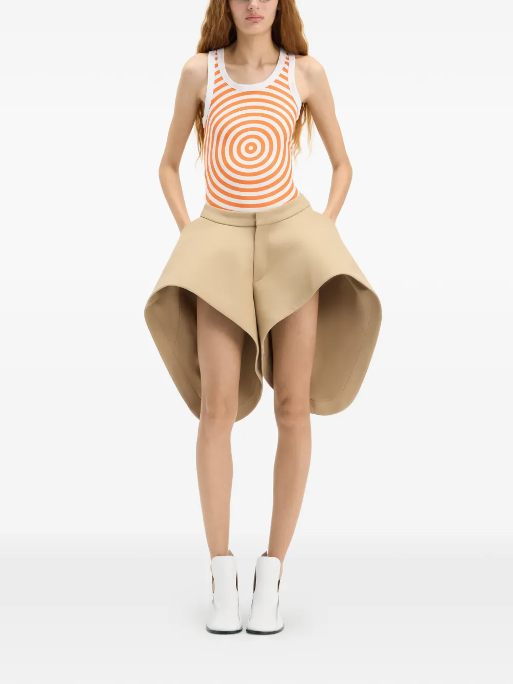 Jean Paul Gaultier The Orange Target tanktop Oranje