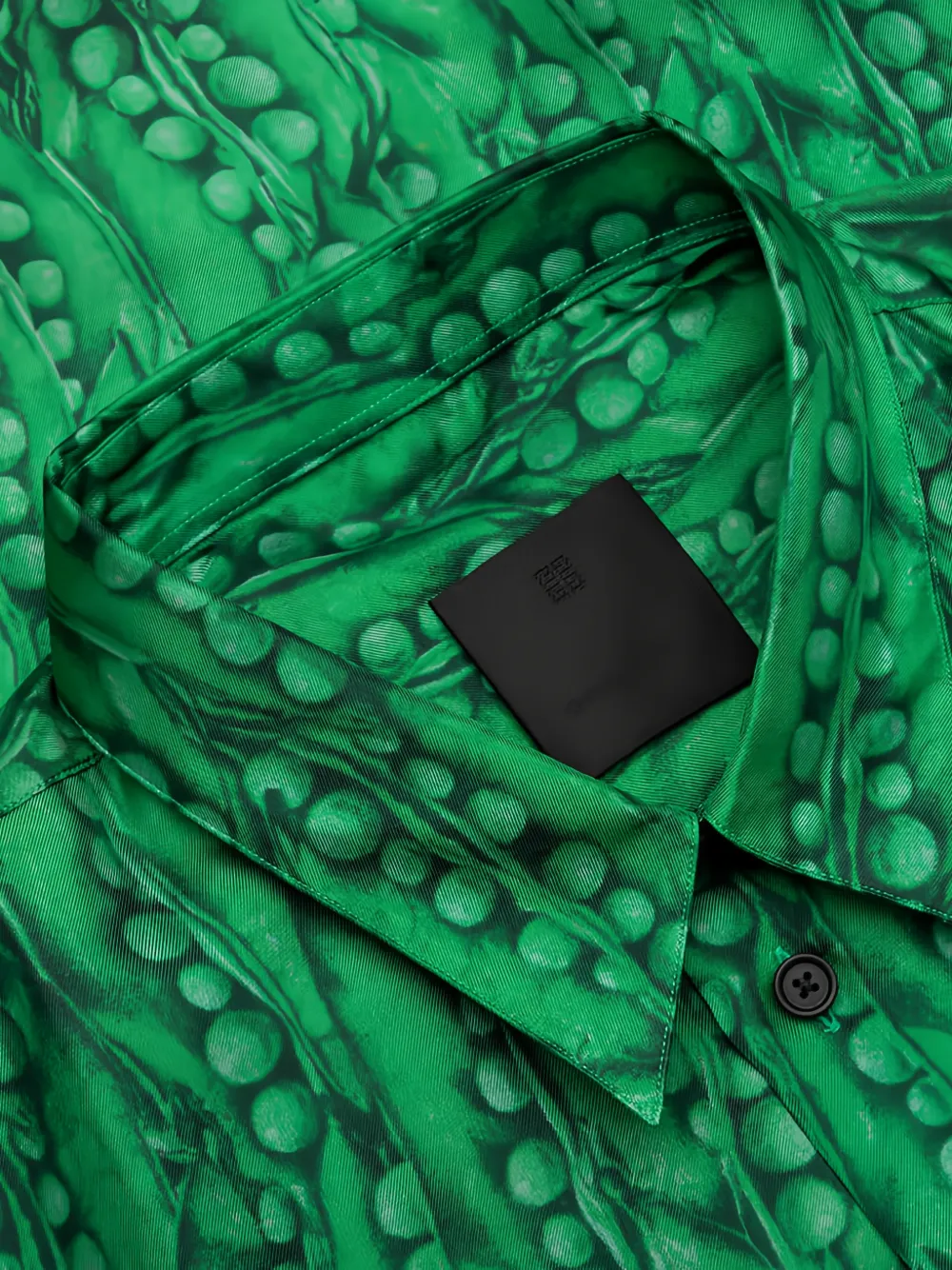  Givenchy Chest-pocket Shirt - Green 