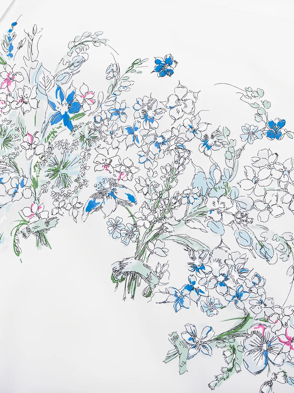Givenchy Overhemd met bloemen en zak Wit