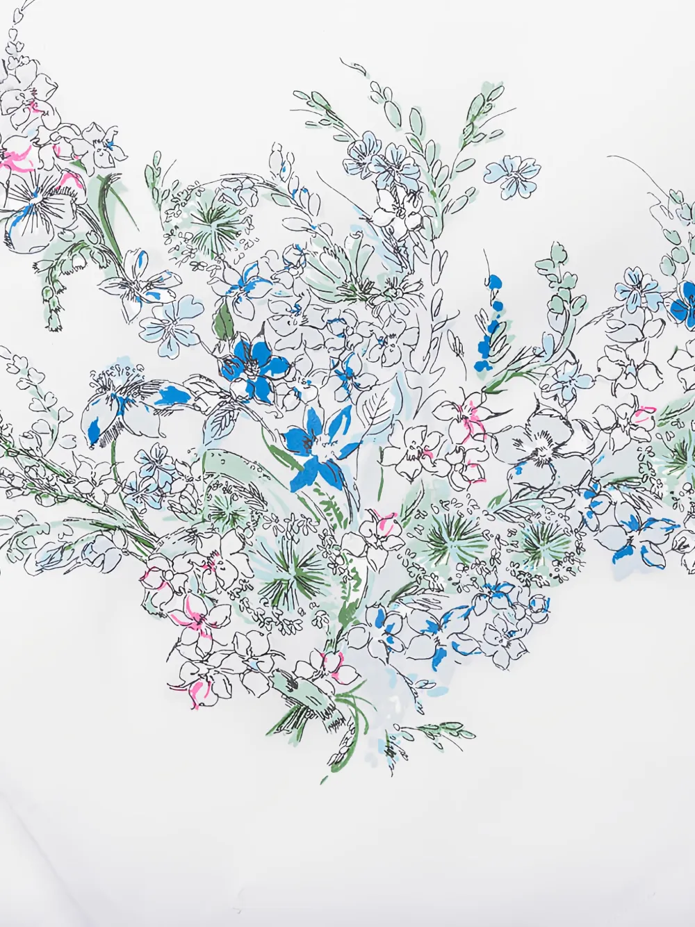  Givenchy Floral Pocket Shirt - White 