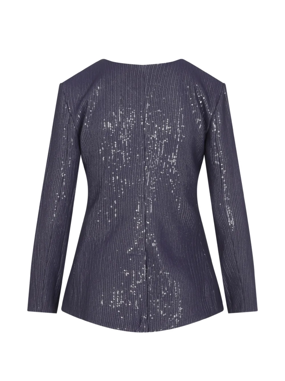 Giorgio Armani Verfraaid jack met lange mouwen Paars