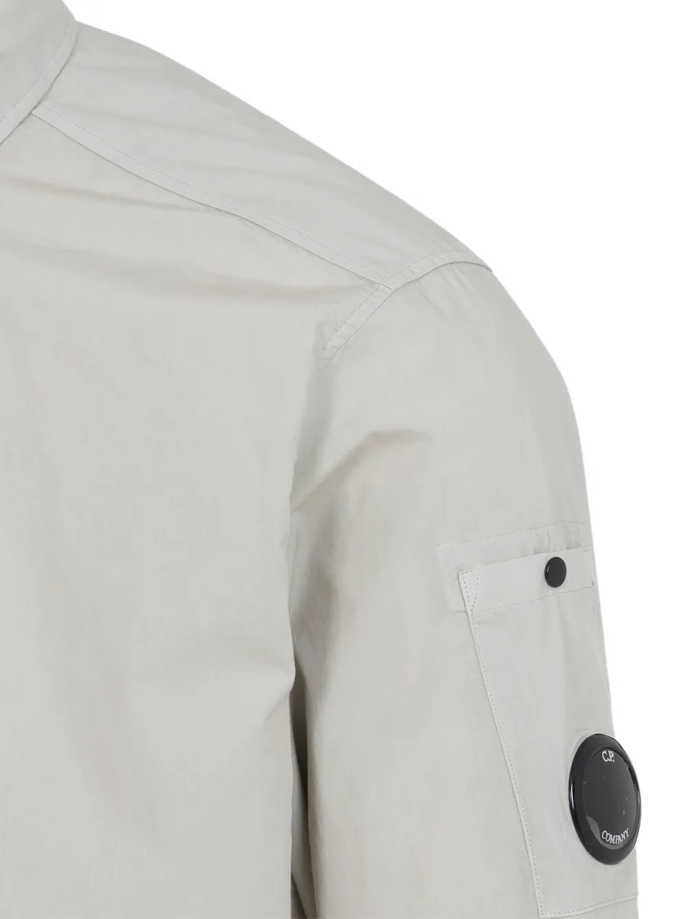  C.p. Company Buttoned Pocket Shirt - Grey 