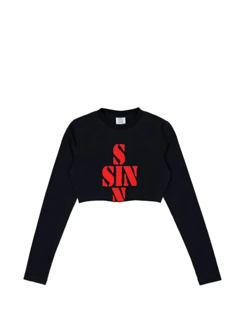 VETEMENTS Cropped T-shirt