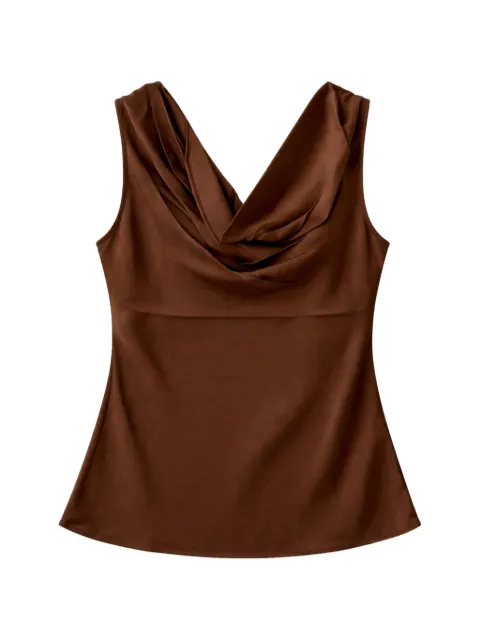 SILK95FIVE Paris cowl-neck top