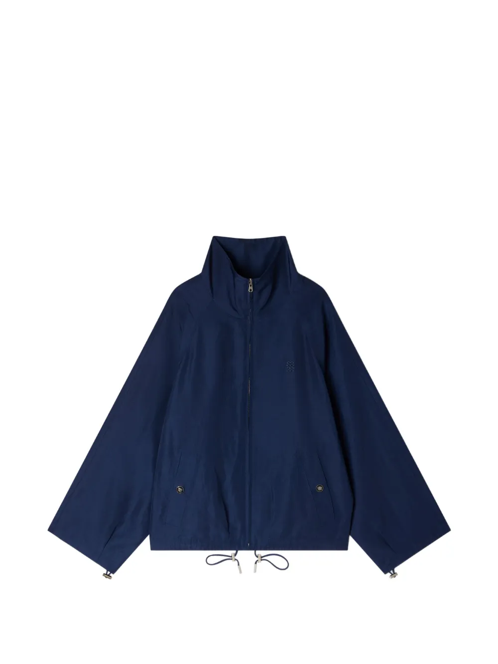 SANDRO drawstring high-neck jacket - Blu