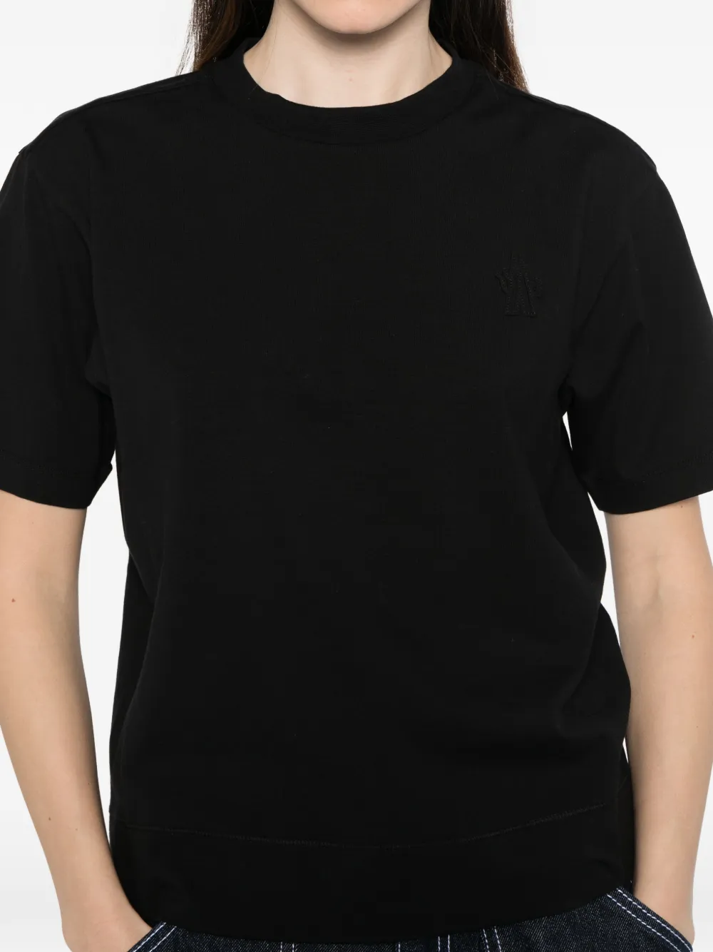 Moncler Grenoble Drie T-shirts met logo Wit